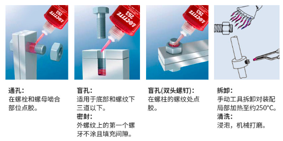 乐泰螺纹锁固胶 乐泰螺纹锁固胶
